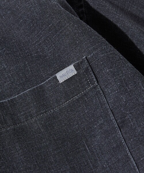 「NAUTICA」 半袖シャツ MEDIUM ブラック メンズの画像