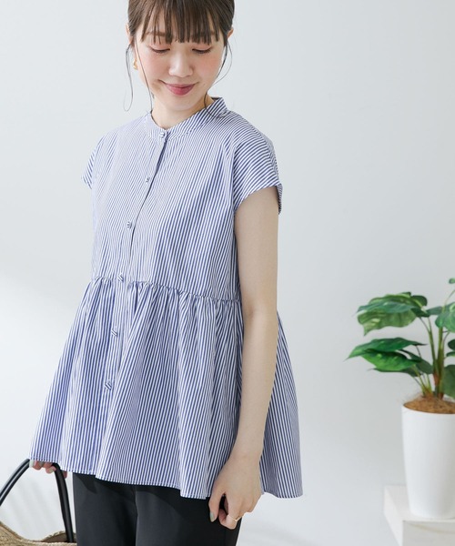 「URBAN RESEARCH Sonny Label」 半袖ブラウス FREE ホワイト レディース_画像5