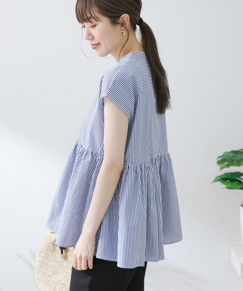 「URBAN RESEARCH Sonny Label」 半袖ブラウス FREE ホワイト レディース_画像8