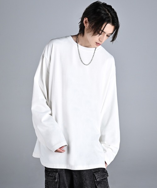 ADRER（アドラー） 長袖Tシャツ - チャコールグレー メンズ : ZOZOTOWN