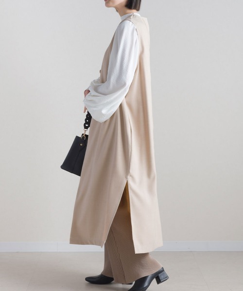 「terrace」 ベスト MEDIUM グレイッシュベージュ レディース_画像5