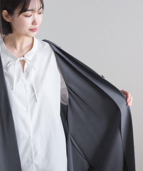 「terrace」 ベスト MEDIUM グレイッシュベージュ レディース_画像8