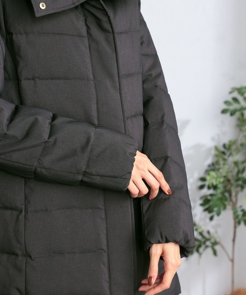 GALLORIA（ギャローリア）の「中綿ボリューム衿ジャケット（その他アウター）」 - WEAR コート アウター 中綿ボリューム衿ジャケット レディース