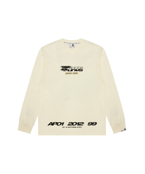 「AAPE BY A BATHING APE」 長袖Tシャツ LARGE ブラック メンズ_画像5
