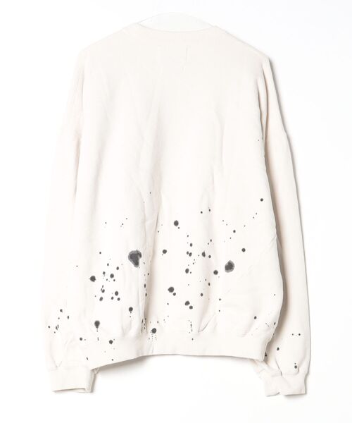 「NOMA t.d.」 スウェットカットソー 3 ホワイト×ブラック メンズ_画像2