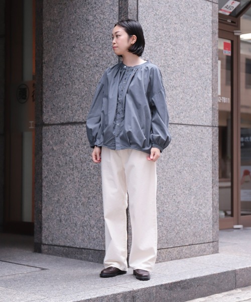 「Brocante」 長袖ブラウス 2 テラコッタ レディース_画像2