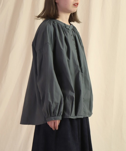 「Brocante」 長袖ブラウス 2 テラコッタ レディース_画像7