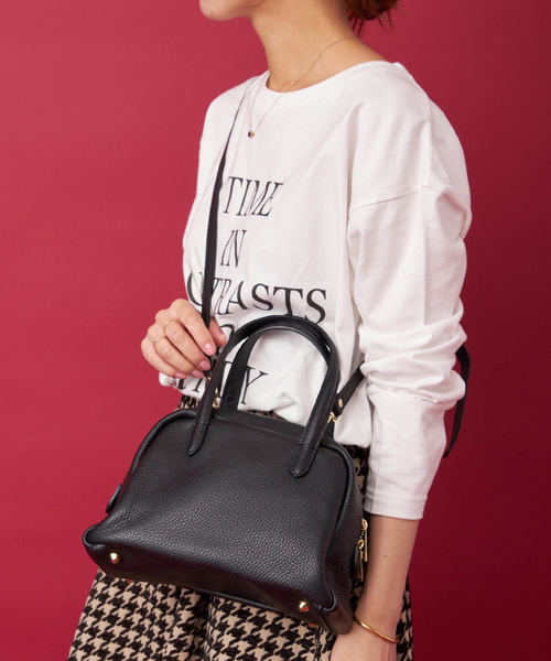 「AULENTTI」 2WAYバッグ FREE キャメル レディース_画像2