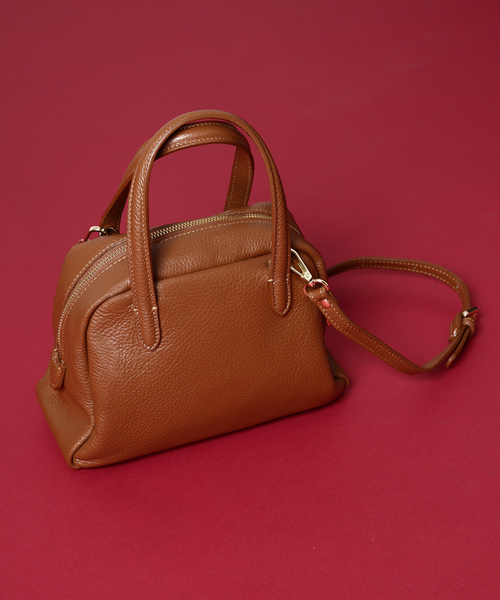 「AULENTTI」 2WAYバッグ FREE キャメル レディース_画像5