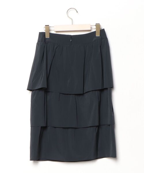 エムズグレイシー美品スカート M'S GRACY（エムズグレイシー） フリルスカート 38 ブラック