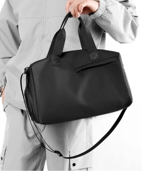 COMON＋（コモンプラス） ボストンバッグ 防水加工 シューズ収納付き