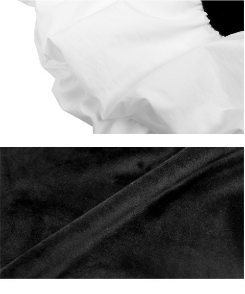 「KOBE LETTUCE」 長袖カットソー L ブラック×ブラック レディース_画像8