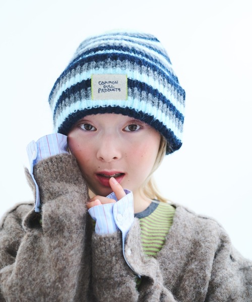 common gull products. ニット帽 ニットキャップ 記憶の中のガルニット