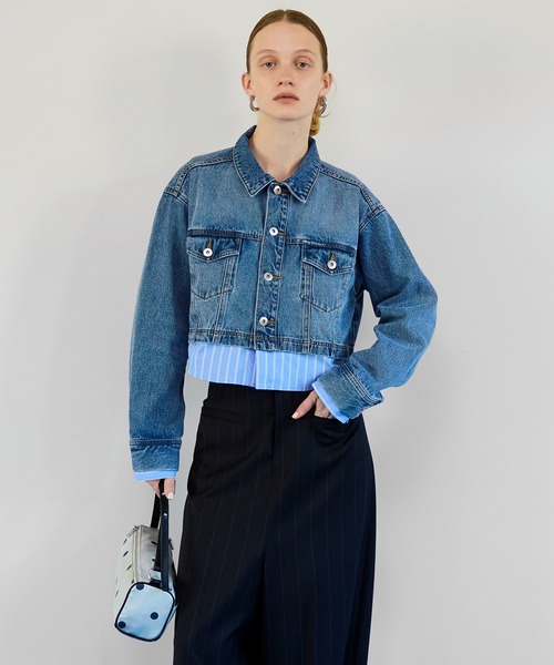 メゾンスペシャル　2wayデニムジャケット MAISON SPECIAL（メゾンスペシャル） デニムジャケット gジャン