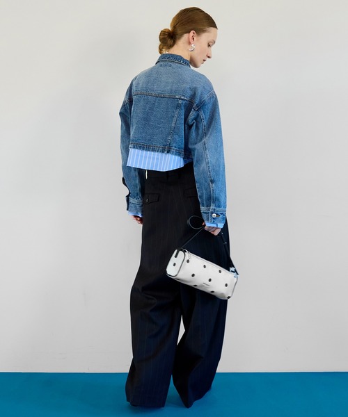 MM6 デニムショートジャケット MM6 デニムショートジャケット レディース】JACKET | MM6 Maison