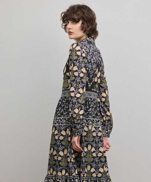 グレースコンチネンタル　フラワーパターンプリントワンピース GRACE CONTINENTAL（グレースコンチネンタル） ワンピース フラワー
