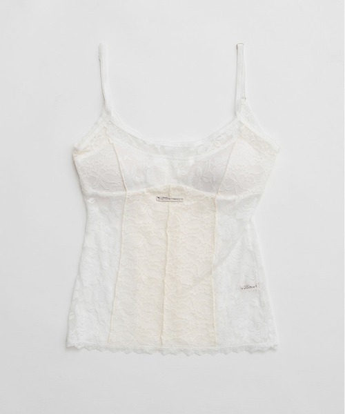 【未使用品】Jensプリントキャミソール 満足 ： 贅沢ピマ綿】 キャミソール 無地 袖なし 蜜ろう保湿加工(37