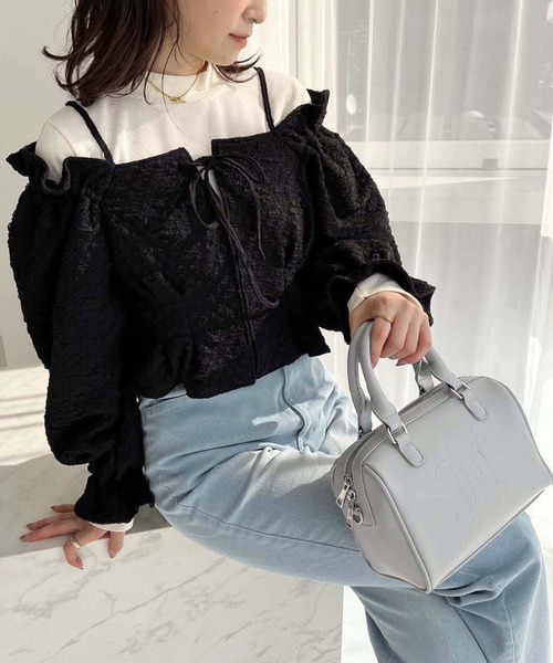 「one after another NICE CLAUP」 2WAYバッグ FREE ベージュ レディース_画像6