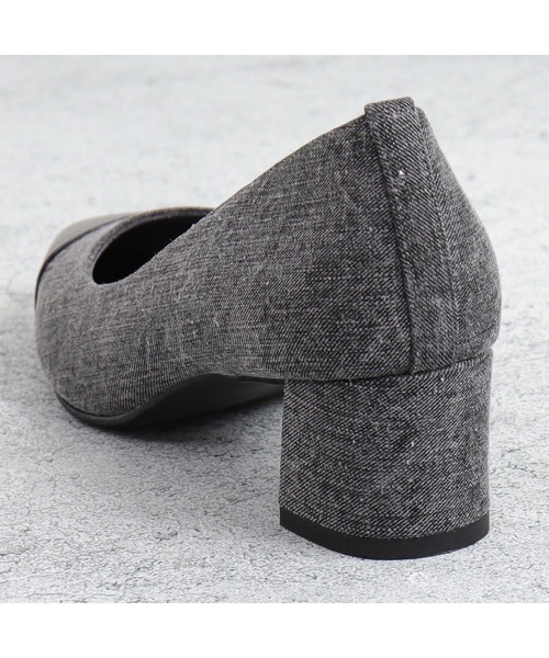 「artemis by DIANA」 パンプス 24.5cm ブラック レディース_画像2