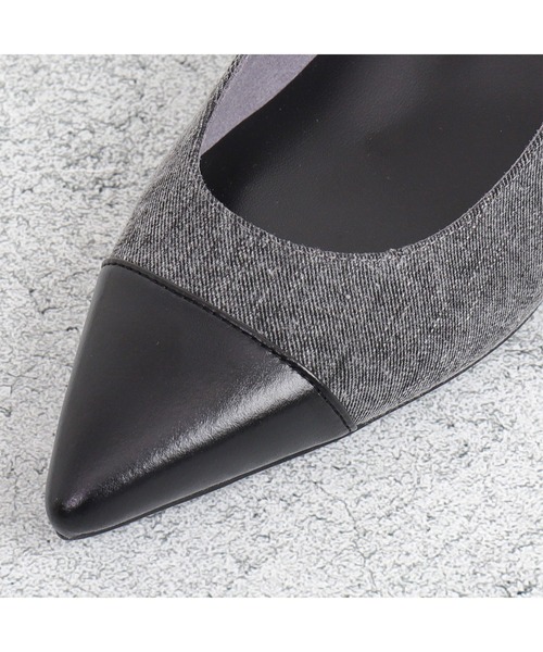 「artemis by DIANA」 パンプス 24.5cm ブラック レディース_画像8