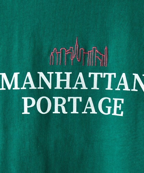 「Manhattan Portage」 半袖Tシャツ F グレー レディース_画像6