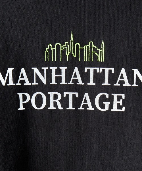 「Manhattan Portage」 半袖Tシャツ F グレー レディース_画像7