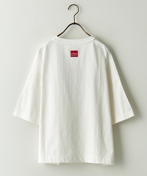 「Manhattan Portage」 半袖Tシャツ F グレー レディース_画像9