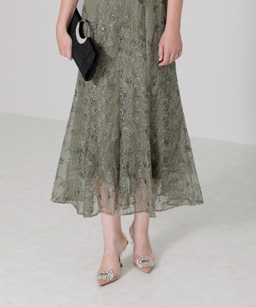 Leja（レジャ） 7分袖ワンピース SMALL グレー レディース : ZOZOTOWN