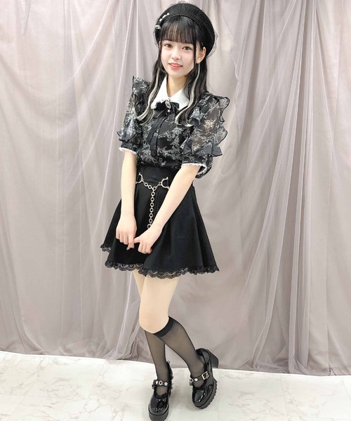 「ROJITA」 キュロット FREE ブラック レディース_画像6