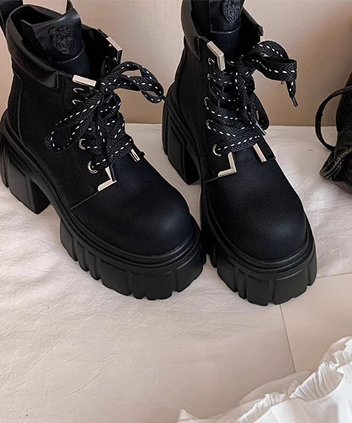 gossip!ロサンゼルス ブーツ Y2K「1足3役」コンバーチブル 超厚底