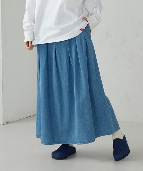 Admiral 新品スカート付きトップス LLサイズ ダークグレー　上下セット セットアップ対応】トリアセダブルジョーゼット スカート