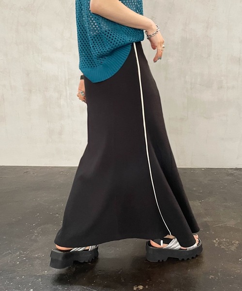 「PAGEBOY」 ロングスカート FREE グリーン レディース_画像3