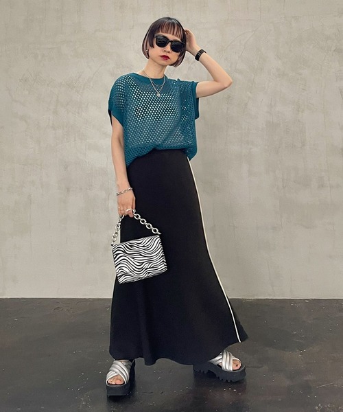 「PAGEBOY」 ロングスカート FREE グリーン レディース_画像10