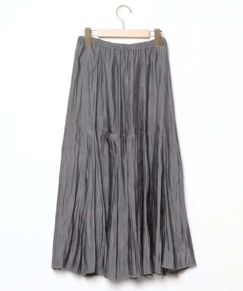 Mila Owen グレー　ジャンパースカート　サイズ0 Mila Owen（ミラオーウェン）の「Vネックパネルラインジャンパー