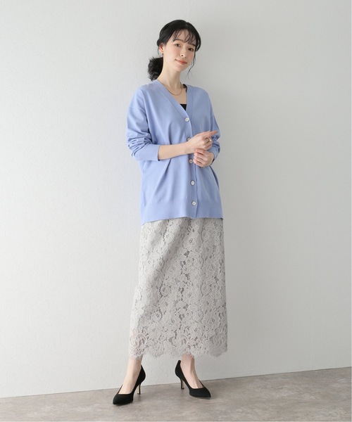 「La TOTALITE」 ロングスカート 38 グレー レディース_画像7