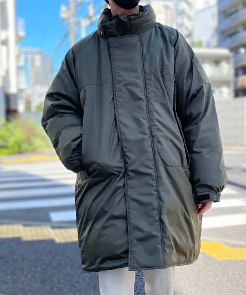 「ONE DAY KMC 」 ダウンコート X-LARGE オリーブ メンズ_画像4