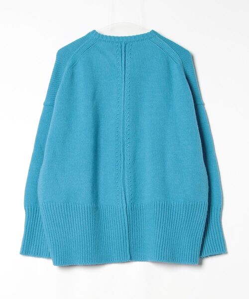 「ADAM ET ROPE'」 ニットカーディガン FREE ブルー レディース_画像2