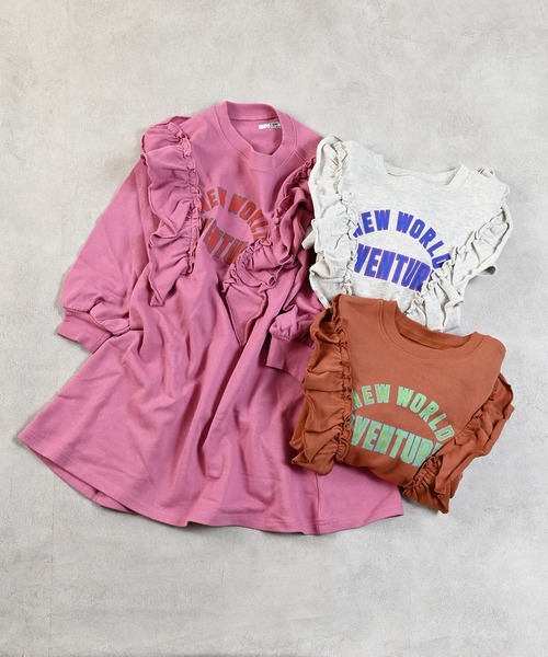 「Life Support Products」 「KIDS」Tシャツワンピース 110 ピンク キッズ_画像2