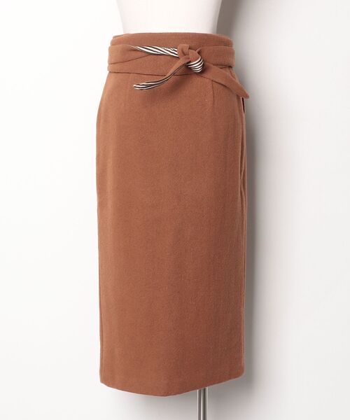 「A PUPIL」 タイトスカート M ブラウン レディース_画像2