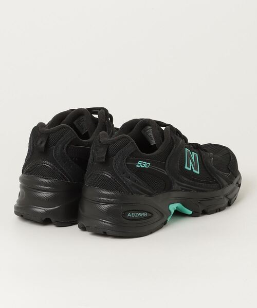 「New Balance」 ローカットスニーカー 30.0cm ブラック レディース_画像2