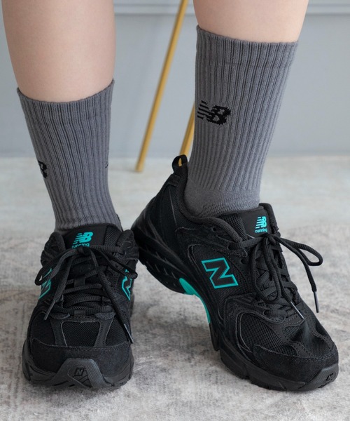 「New Balance」 ローカットスニーカー 30.0cm ブラック レディース_画像5