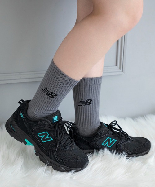 「New Balance」 ローカットスニーカー 30.0cm ブラック レディース_画像7