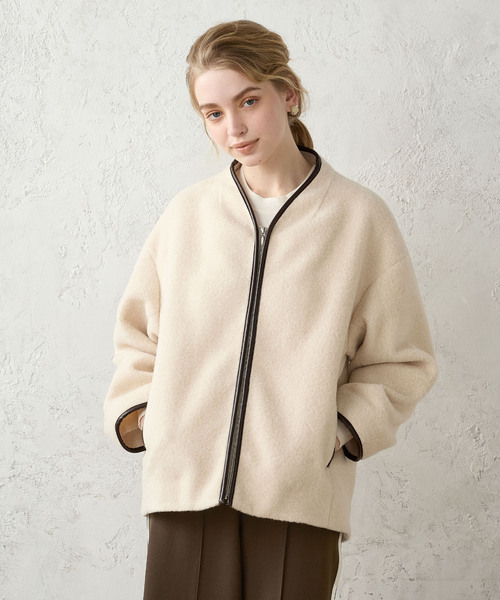 「LE SOUK HOLIDAY」 ブルゾン M ブラック レディース_画像2