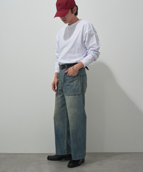 HOUSTON（ヒューストン） ワイドパンツ ジーンズ 「HOUSTON」USA
