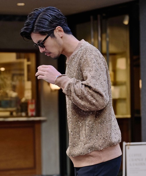 BENUSTA（ベヌスタ） セーター ニット 「BENUSTA/ベヌスタ」まだら柄