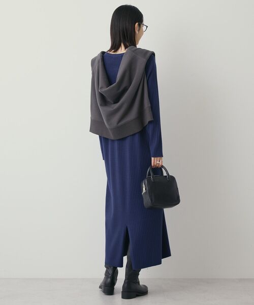 「AMERICAN HOLIC」 ニットワンピース M ブラック レディース_画像4