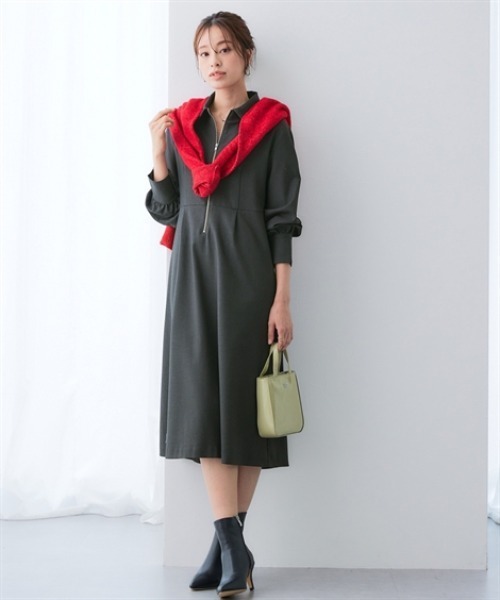 「7days Life Styling」 長袖ワンピース M ブラック レディース_画像7