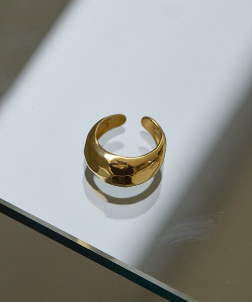 指輪 リング 「金属アレルギー対応/ステンレス」ラフボディリング レディースの画像