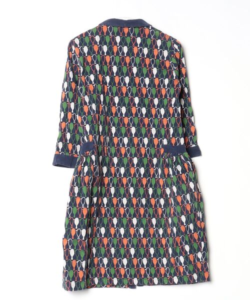 「Sally Scott」 長袖ワンピース 11 ネイビー レディース_画像2