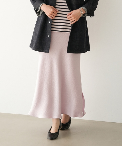 IENA（イエナ） ロングスカート 38 グレー レディース : ZOZOTOWN 